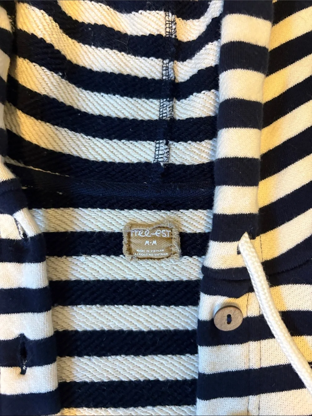 Free People free-est striped button-up